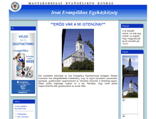 Tablet Screenshot of irsa.evangelikus.hu